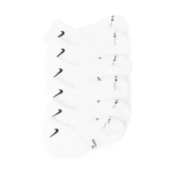Womens Nike Everyday Elevated Ankle Socks 6 Pack - White