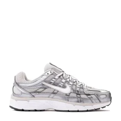 Womens Nike P-6000 Athletic Shoe - Grey Fog / White / Metallic Cool Grey / Cool Grey