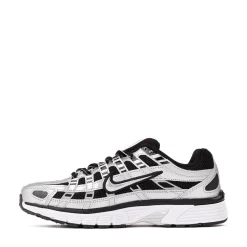 Womens Nike P-6000 Athletic Shoe - Metallic Silver / Black / White / Metallic Silver