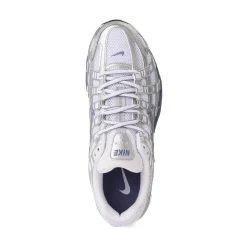 Womens Nike P-6000 Athletic Shoe - Metallic Silver / White / Black / World Indigo