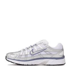 Womens Nike P-6000 Athletic Shoe - Metallic Silver / White / Black / World Indigo