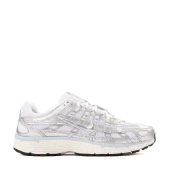 Womens Nike P-6000 Athletic Shoe - Metallic White / Metallic Silver / Blue Tint / Sail