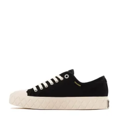 Womens Palladium Palla Ace Sneaker - Black / White Cap Gray