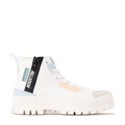 Womens Palladium Pallashock Backzip 2 Sneaker - Star White