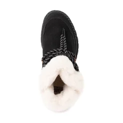 Womens Palladium Pallashock Lo Hiver Sneaker - Black