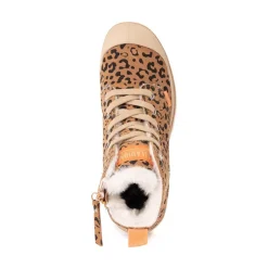 Womens Palladium Pampa Hi Zip WL Leo Boot - Dear Brown / Black