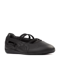 Womens PUMA Speedcat Ballet Leather Shoe - PUMA Black / PUMA Black