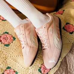 Womens PUMA Speedcat OG Athletic Shoe - Pink / White