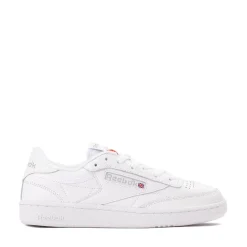 Womens Reebok Club C 85 Athletic Shoe - White / Light Grey