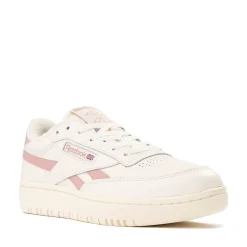 Womens Reebok Club C Double Athletic Shoe - Chalk / Smokey Rose