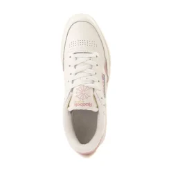 Womens Reebok Club C Double Athletic Shoe - Chalk / Smokey Rose