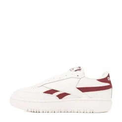 Womens Reebok Club C Double Revenge Athletic Shoe - Chalk / Classic Burgundy