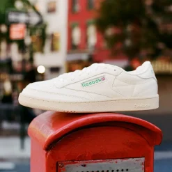 Womens Reebok Club C Vintage 85 Athletic Shoe - Chalk / Alabaster / Glen Green