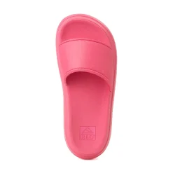 Womens Reef Cushion Bondi Bay Slide Sandal - Hot Pink
