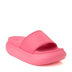 Womens Reef Cushion Bondi Bay Slide Sandal - Hot Pink