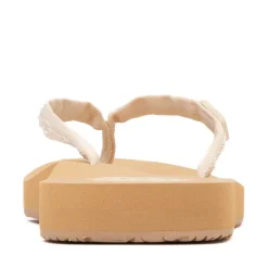 Womens Reef Ginger Slide Sandal - Cream / Tan