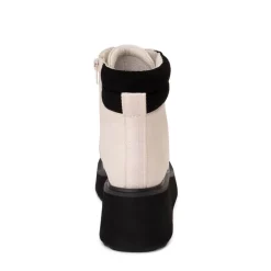 Womens Rocket Dog Handle Platform Hiker Boot - Bone