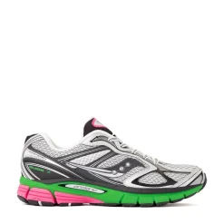 Womens Saucony ProGrid Guide 7 Athletic Shoe - Grey / Green / Pink