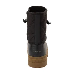 Womens Sperry Saltwater 2.0 Textile Duck Boot - Black