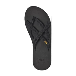 Womens Teva Olowahu Flip-Flop - Black