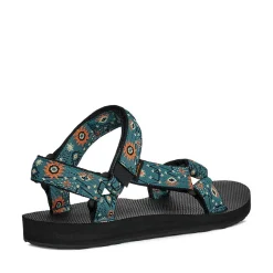 Womens Teva Original Universal Sandal - Astronomy Blue Opal / Pale Lime Yellow
