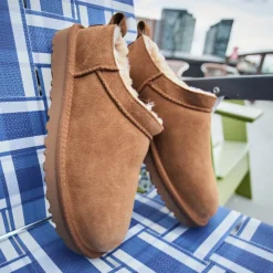 Womens UGG® Classic Micro Boot - Chestnut