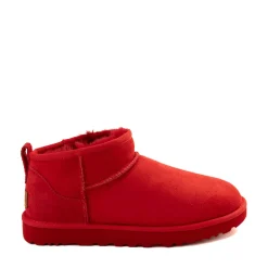 Womens UGG® Classic Ultra Mini Boot - Ribbon Red