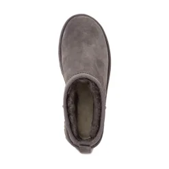 Womens UGG® Classic Ultra Mini Platform Boot - Dark Grey