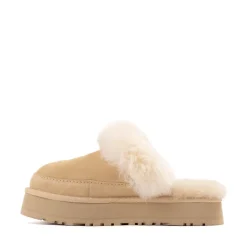 Womens UGG® Disquette Chalet Platform Clog - Sandcastle