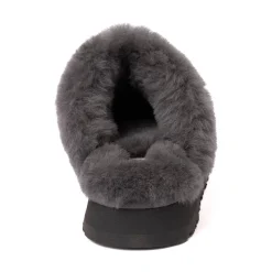 Womens UGG® Disquette Platform Clog - Charcoal