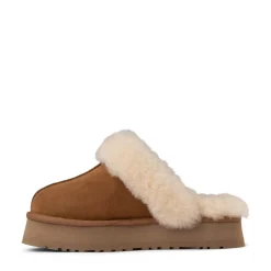 Womens UGG® Disquette Platform Clog - Chestnut