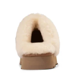 Womens UGG® Disquette Platform Clog - Chestnut