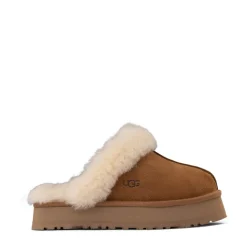 Womens UGG® Disquette Platform Clog - Chestnut