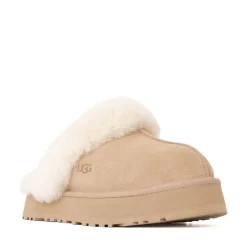 Womens UGG® Disquette Platform Clog - Sand
