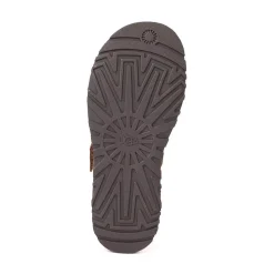 Womens UGG® GoldenGaze Slide Sandal - Dark Chestnut