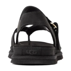 Womens UGG® GoldenGaze Toe Post Sandal - Black