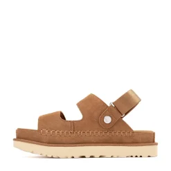 Womens UGG® Goldenstar Glide Sandal - Chestnut