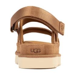 Womens UGG® Goldenstar Glide Sandal - Chestnut