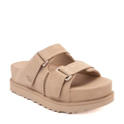 Womens UGG® Goldenstar Hi Slide Sandal - Sand