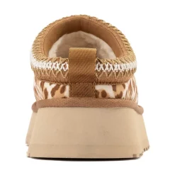Womens UGG® Tazz Plains Platform Slipper - Felicity Leopard Jasmine