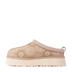 Womens UGG® Tazz Sun Stitch Slipper - Mustard Seed