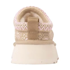 Womens UGG® Tazz Sun Stitch Slipper - Mustard Seed